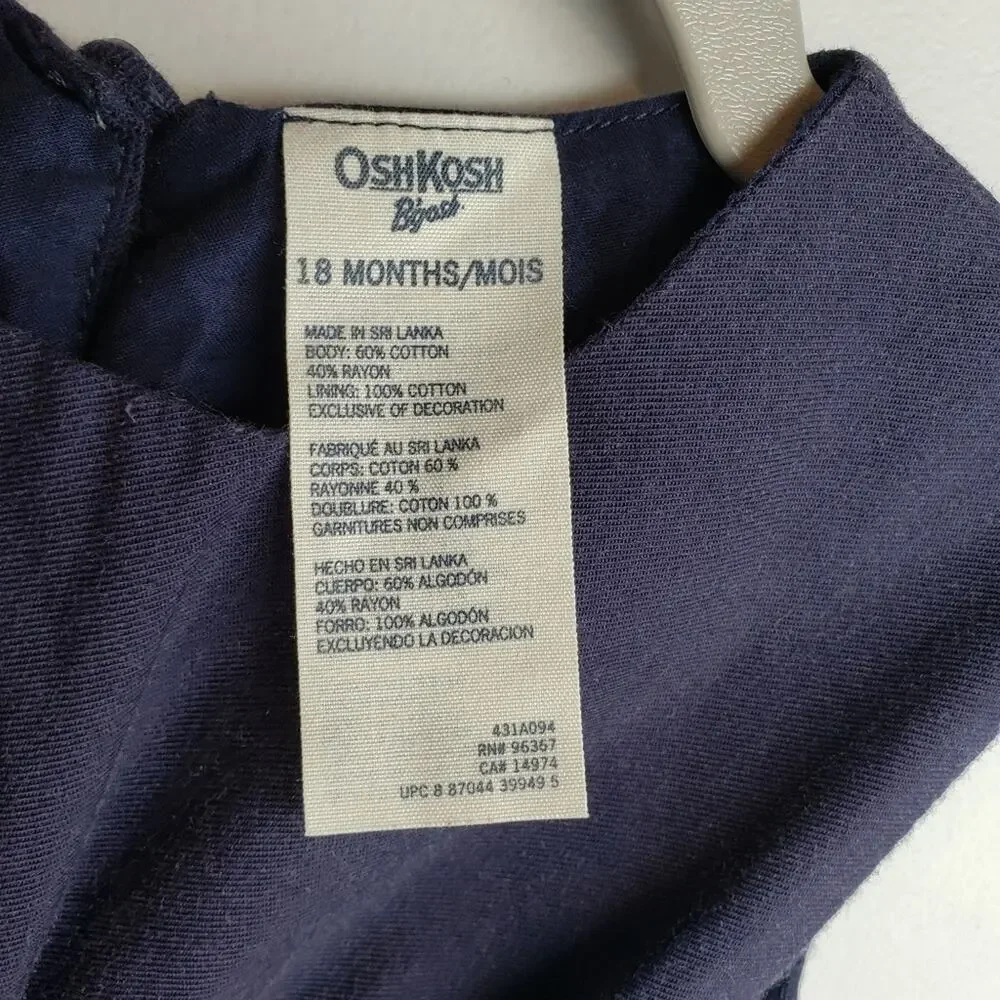 Oshkosh B'gosh Heart Dress 18 Months